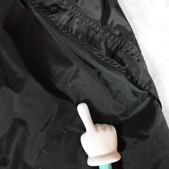 Vintage Adidas Windbreaker Jacket Coat Mens XL Embroidered Logo Black 90s - Picture 6 of 11